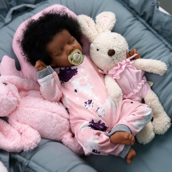 17-Inch Baby-Soft Body & Curls Realistic-Newborn Baby Doll w/Gift Box for Kids - Picture 1 of 7